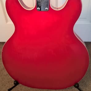 Vintage Electra Model 2221 Hollowbody Guitar -- Made in Japan; Red Finish; Vibrato; Excellent Cond. image 2
