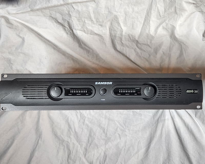 Samson Servo 300 2 Channel Stereo Power Amplifier 2014 Black