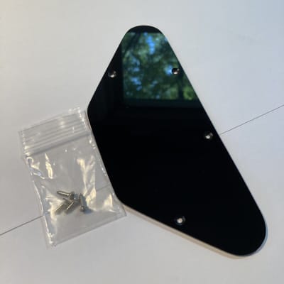 Black Plastic Control Cavity Cover Back Plate for 1961-1965 Gibson SG image 3