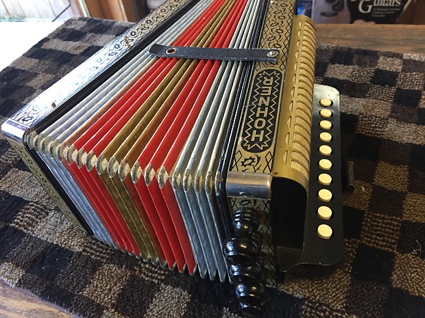 Hohner H114 1 Row 4 Stop Button Accordion