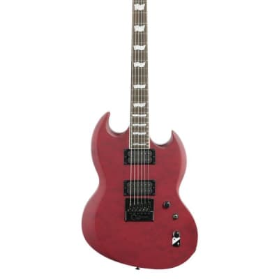 ESP LTD Viper 1000 EverTune Electric Guitar See Thru Black Cherry image 2