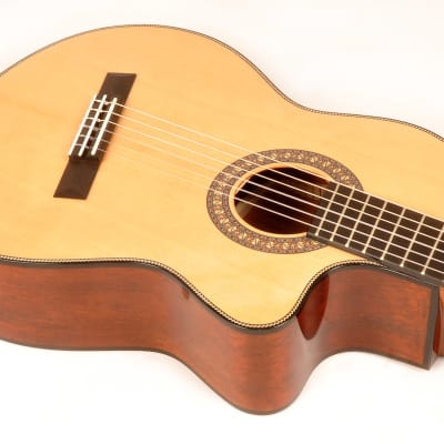 Agile Renaissance Classical 62527 EQ CUT NA 6 String Acoustic Multiscale Guitar image 6