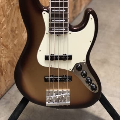 2019 Fender American Ultra V Bass 5 String - Mocha Burst image 6
