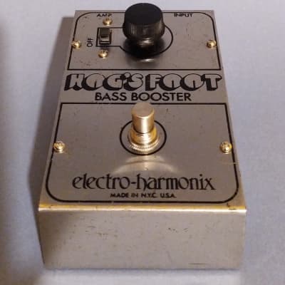 Electro-Harmonix Hog's Foot Bass Booster 1977 - rare black logo image 4