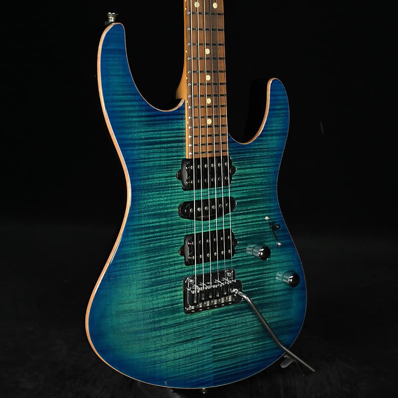 Suhr J Series Modern Plus Aqua Blue Burst Pau Ferro [01/08