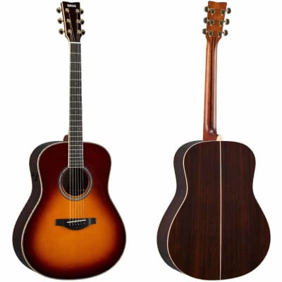Yamaha LL-TA TransAcoustic L Series Acoustic Electric Guitar Brown Sunburst for sale