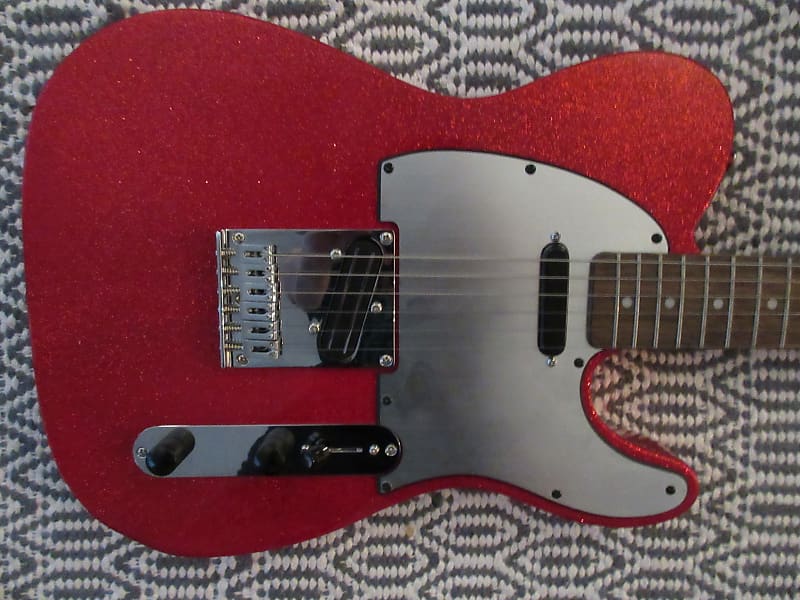 ~Cashified~ Fender Squier Red Sparkle Telecaster  w/Bridge HumBucker image 1