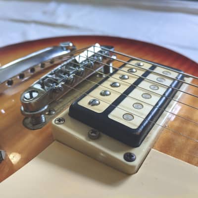1976 Electra Les Paul MPC X330 Guitar- Cherry Burst- Pro Setup image 5