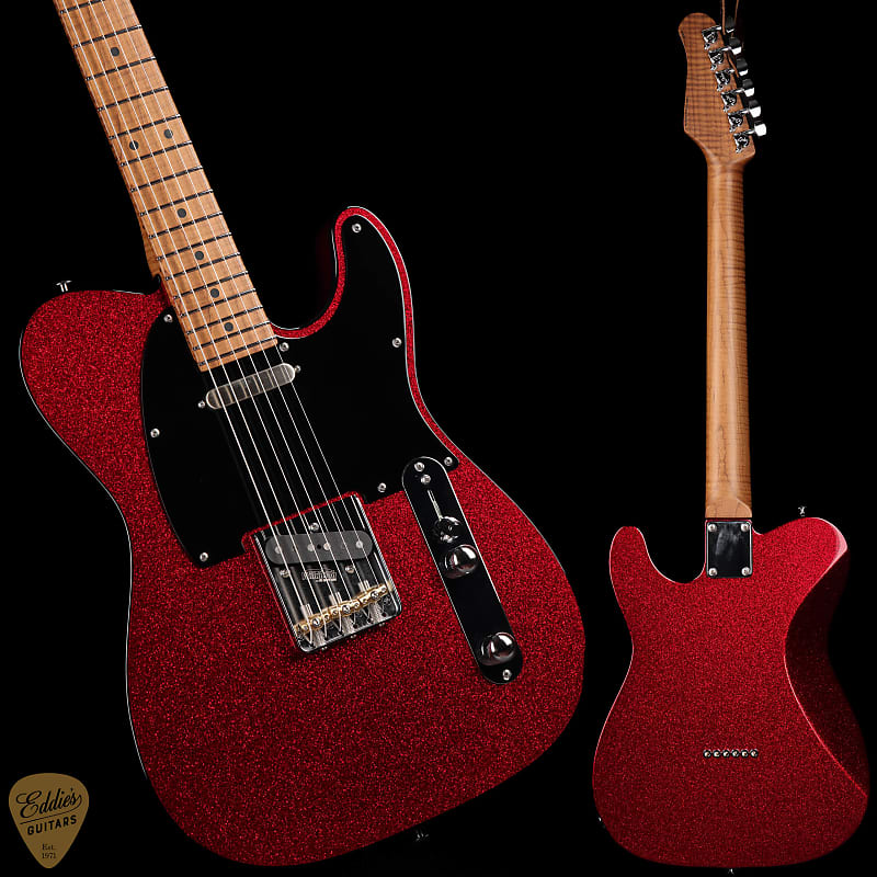 Suhr Eddie's Guitars Exclusive Roasted Classic T - Candy Apple Red Sparkle  | Reverb