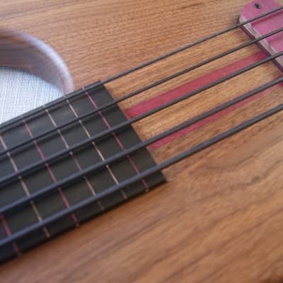 Handcrafted 5 string fretless bass. Superb tone and build quality. Made in the UK. image 5