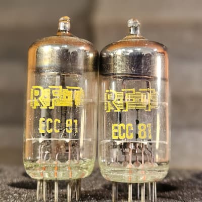 ECC81 MULLARD MATCHED PAIR MADE IN GREAT BRITAIN AMPLITREX TESTED #3518036  3518045 | Reverb The Netherlands