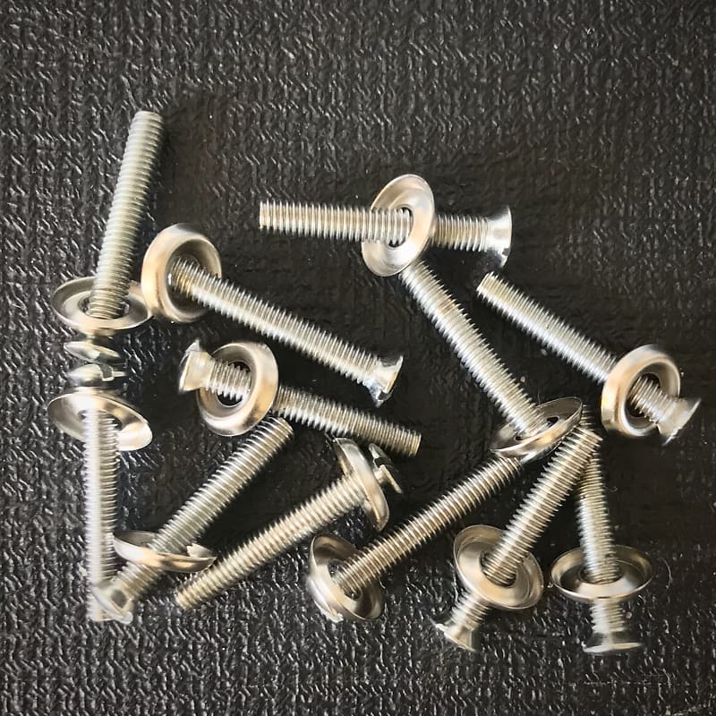 Set of x12 sixties NOS 1-1/4” 2BA AC30 spec mounting bolts | Reverb UK