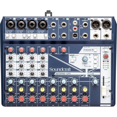 Soundcraft Notepad-12FX Small-Format Analog Mixing Console with USB I/O Effects image 2
