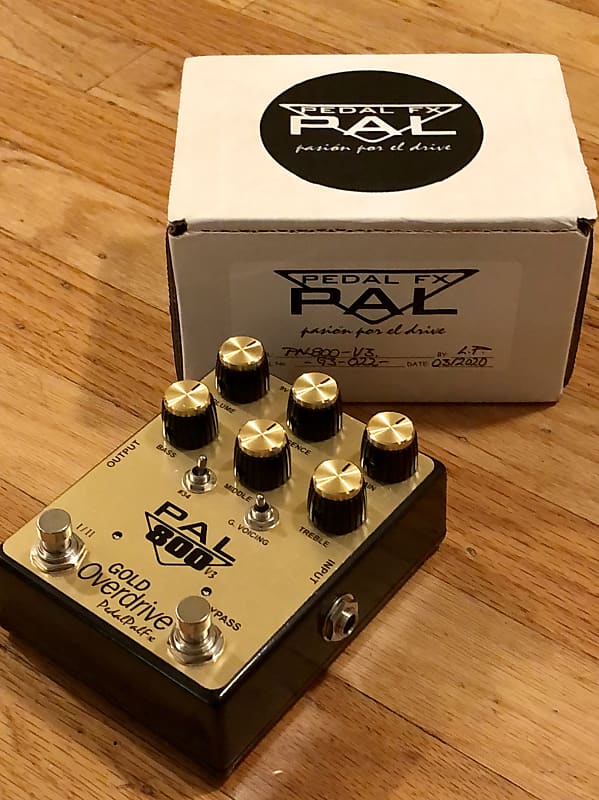 PedalPalFx PAL 800 Gold Overdrive v3 2020 | Reverb