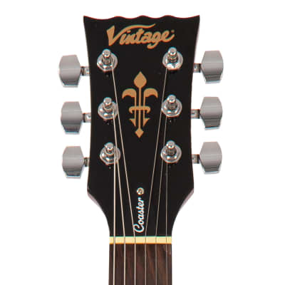 Vintage V10 Coaster Series Electric Guitar Pack ~ Wine Red image 10