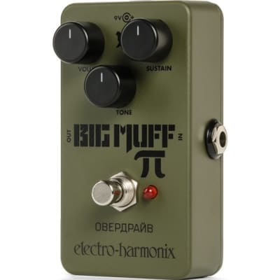 Electro-Harmonix Green Russian Big Muff II Fuzz Pedal for sale