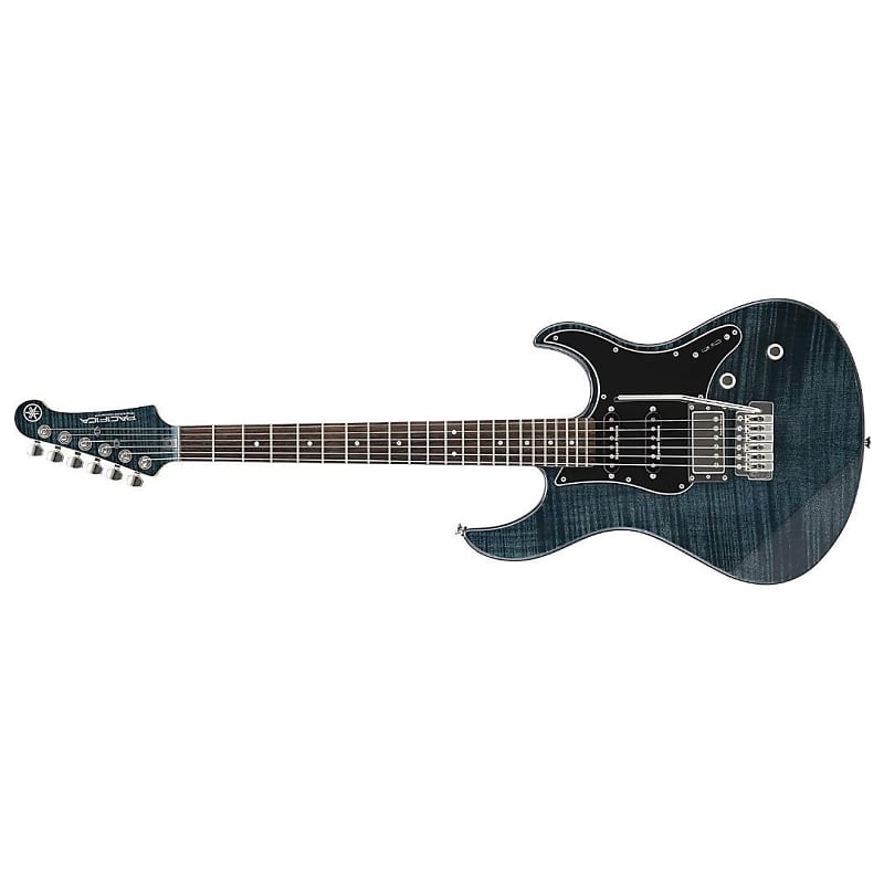 Yamaha Pacifica 612 6-String Right-Handed Electric Guitar with Alder Body,  Flamed Maple Top, Maple Neck with Tinted Finish (Indigo Blue)