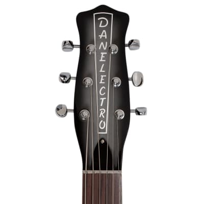 Danelectro Longhorn Baritone Electric Guitar ~ Blackburst image 6