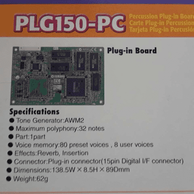 Yamaha PLG150-PC Plug In Board, Latin Grooves.*Free Shipping to Lower 48 States. image 4