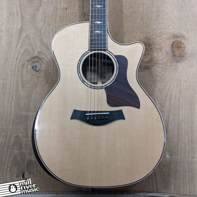 Taylor 814ce Grand Auditorium Acoustic Electric Guitar Natural image 1