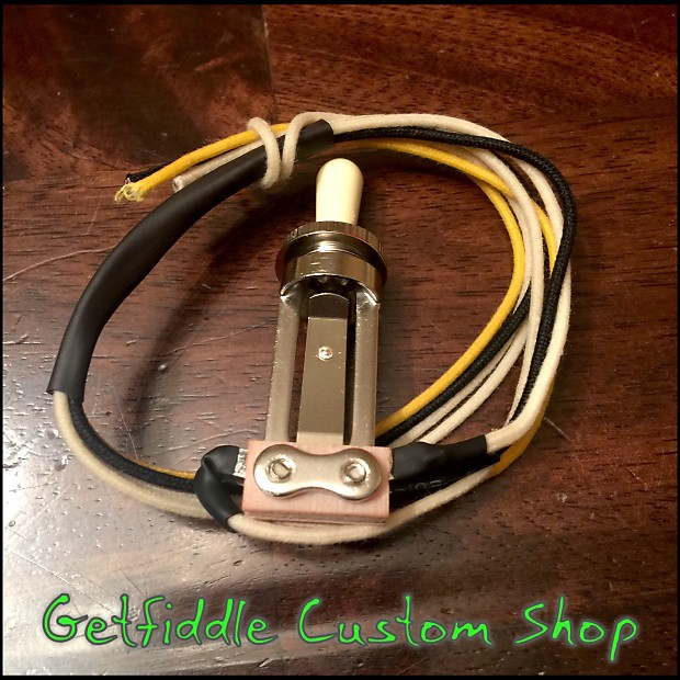 Prewired Switchcraft 3 Way Toggle For Gibson Les Paul Reverb