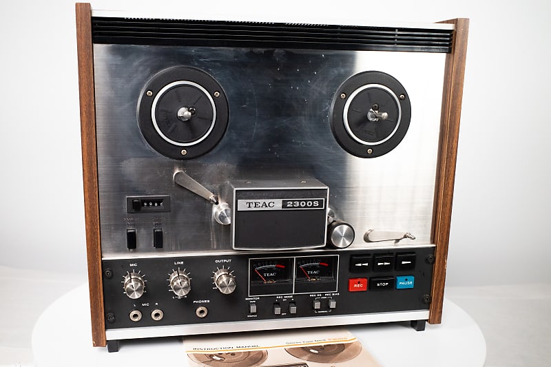 TEAC 2300S 1973 - Wood Grain / Silver Mate Reel to Reel | Reverb