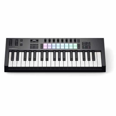 NOVATION LAUNCHKEY-37-MK4 Mk4 - Clavier maitre 37 touches, 16 pads, 8 encodeurs, écran OLED image 2