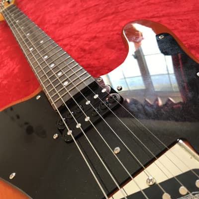 Martyn Scott Instruments "Custom 72" Handbuilt Partscaster Guitar in Mocha Ash with Black Sparkle Plate image 13