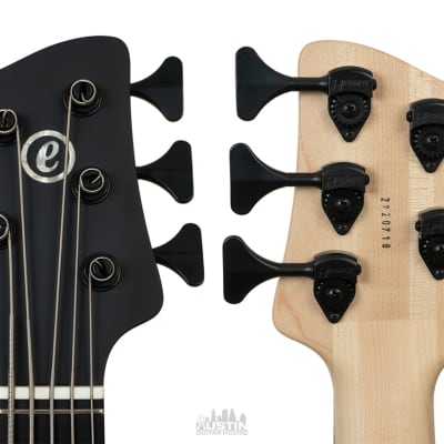 Elrick Standard Series e-volution 5-String Bass Black image 20