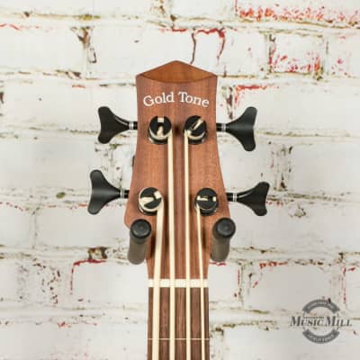 Gold Tone M-Bass25FL 25-Inch Scale Fretless Acoustic-Electric MicroBass with Gig Bag image 5