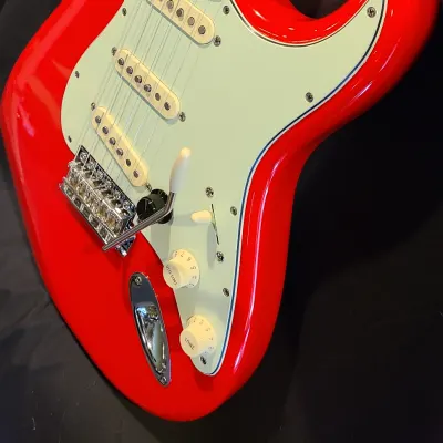 Custom Fender Stratocaster Hot Rod Red Nitro Knopfler '61 Inspired w/Gigbag Very Light Relic image 4