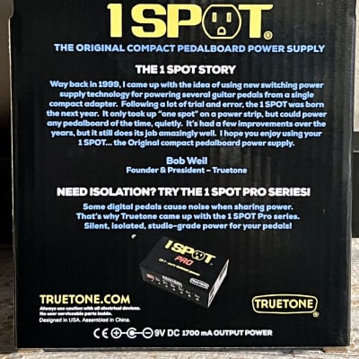 Truetone 1 Spot Power Supply  Black, In Stock Please Support Small Business & Buy It Here ! image 2