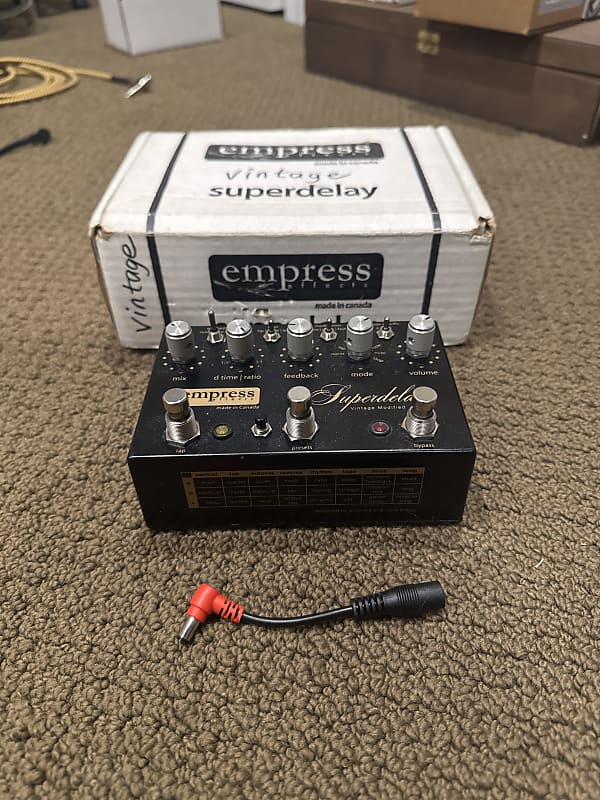 Empress Vintage Modified Superdelay Pedal | Reverb