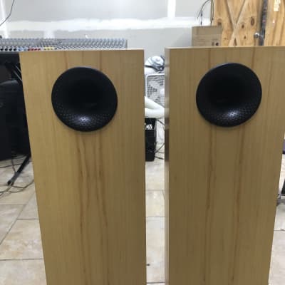 Pair of B&W CM4 Bowers and Wilkins Floor Standing Loud Speakers - Maple Finish image 8