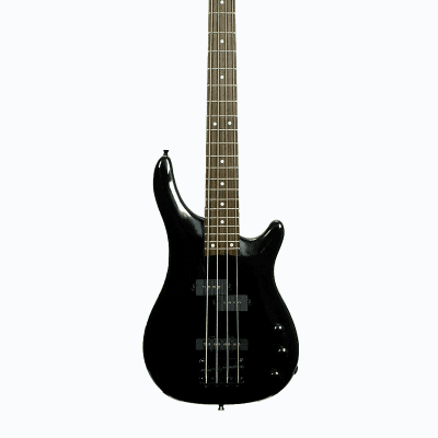 Glen Burton GBSRB-BK Basswood Body Maple Neck 4-String Electric Bass Guitar w/Gig Bag, Strap, Cable, Picks, Strings & Key for sale