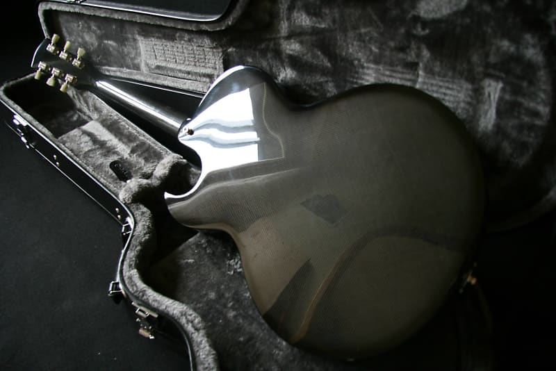 Carbon fiber archtop guitar image 1