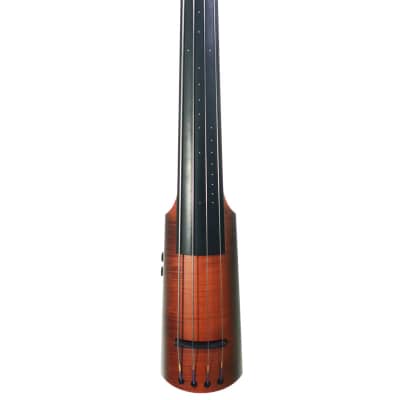 NS Design NXT4A Electric Upright Double Bass, Sunburst w Gig Bag And 2 Stands image 2