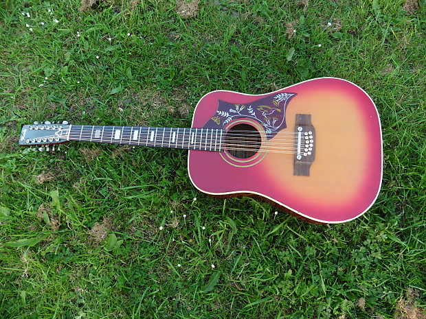 Lovely Terada Hummingbird 12 String c.1972 Player Grade JAPAN