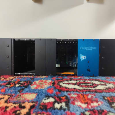 API 500-6B HC Lunchbox 6-Slot Powered 500 Series Frame 2011 - Present - Black image 1