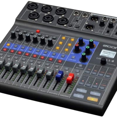 Zoom LiveTrak L-8 Podcast Recorder, Battery Powered, Digital Mixer and Recorder, Music Mixer, Phone Input, Sound Pads, 4 Headphone Outputs, 12-In/4-Out Audio Interface, Built In EQ and Effects image 6