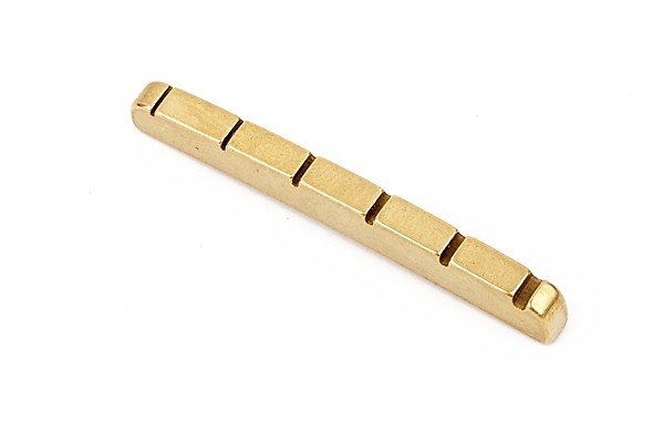 Fender 007-3916-000 Yngwie Malmsteen Pre-Slotted Brass Nut image 1
