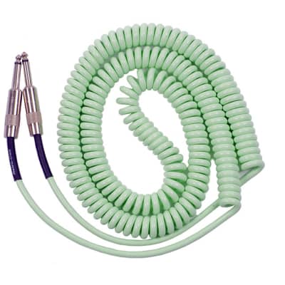 Lava Cable 20' Retro Coil  Guitar Cable, Straight to Straight: SURF GREEN image 1