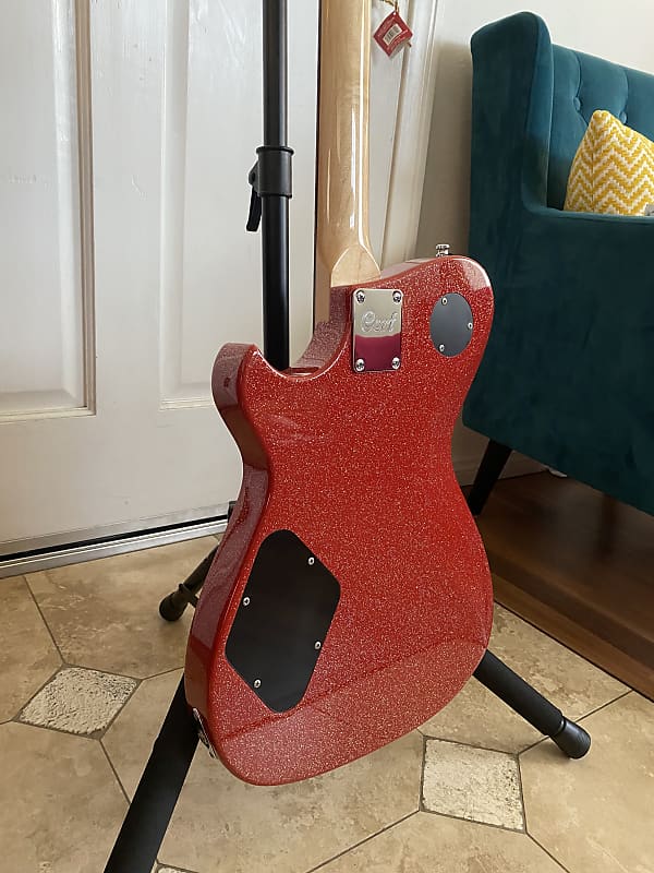 Cort MBC-1RS Matthew Bellamy Signature Red Sparkle | Reverb