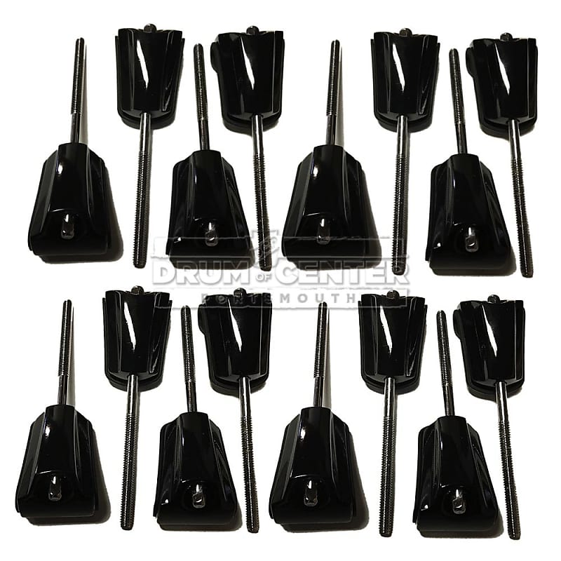Pearl Bass Drum Claw/Tension Rod Set of 16 Black Reverb