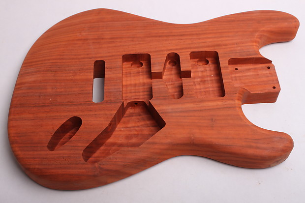 BYOGuitar Padauk Strat Guitar Body 2018 Unfinished
