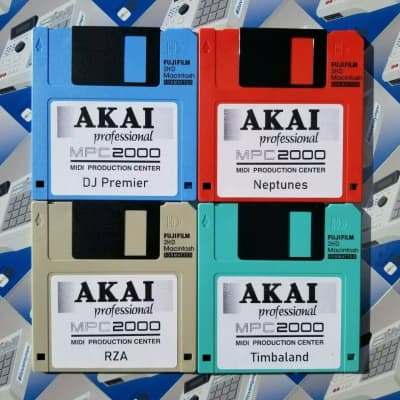 Akai MPC 2000 x20 Diskettes Drum Kit Sounds Samples Floppies Floppy image 3