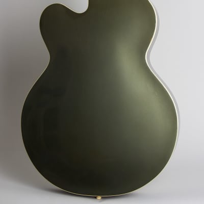 Gretsch  PX-6187 Clipper Arch Top Hollow Body Electric Guitar (1957), ser. #22985, original grey hard shell case. image 4