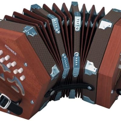Hohner Accordions Model D40 20 Key Concertina with Gig Bag - 20 button / 40 reed image 1