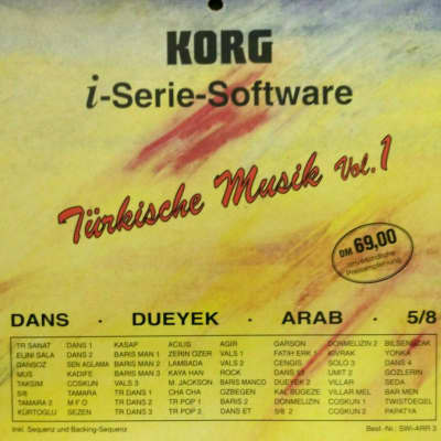 KORG i-Serie SOFTWARE Diskette TÜRKISCHE Musik Vol.1, Styles, Demos