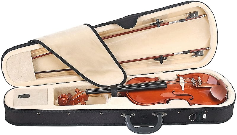 Cecilio CVN-200 Solidwood Violin with D'Addario Prelude | Reverb